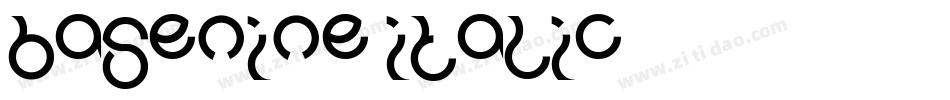 BaseNine Italic字体转换